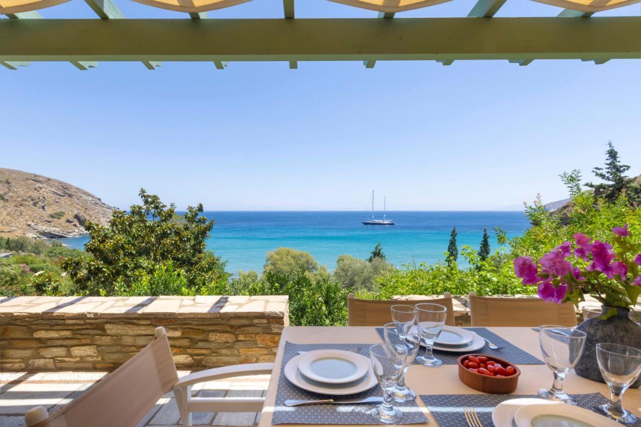 Villa Sun-Rock House By The Sea Steniaí Exterior foto