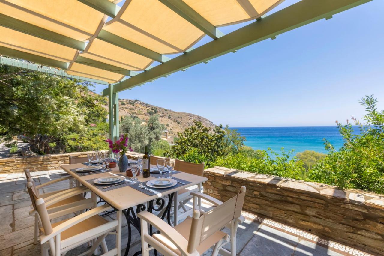 Villa Sun-Rock House By The Sea Steniaí Exterior foto